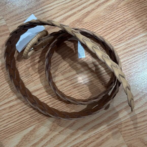 J. Crew medium brown Braided leather belt - Picture 8 of 9